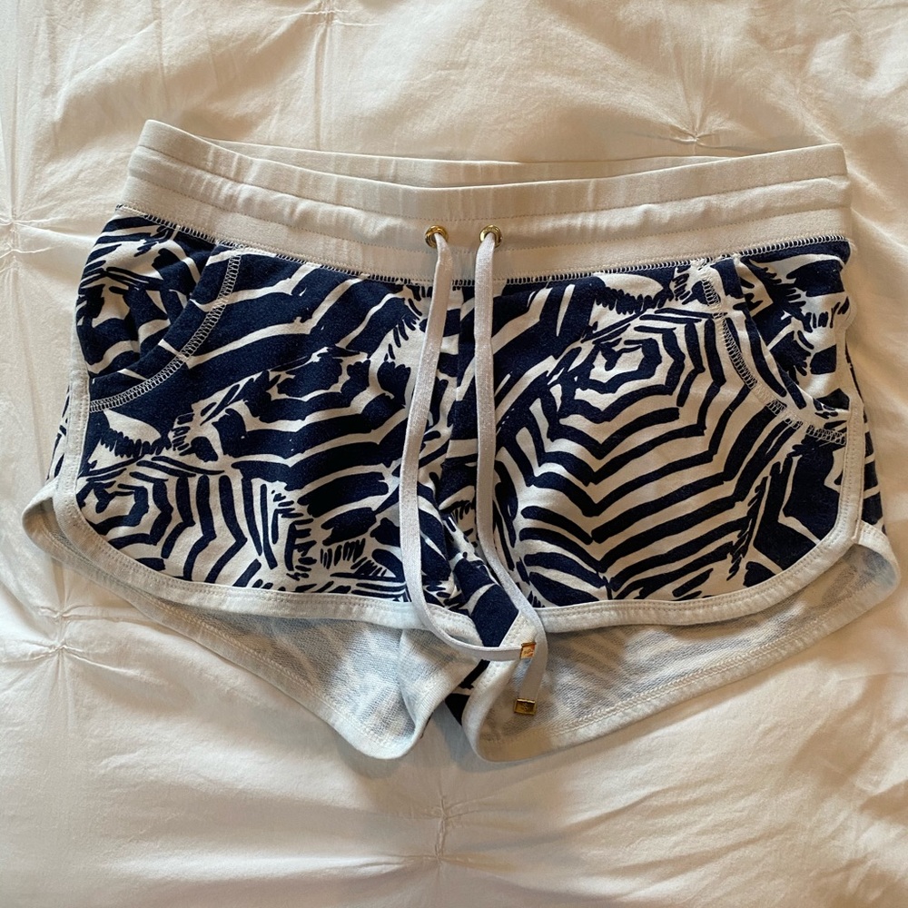 Lily Pulitzer shorts (navy and white pattern)